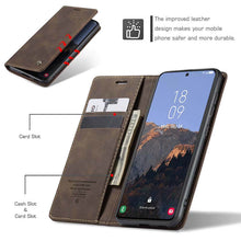 Lade das Bild in den Galerie-Viewer, Casekis Retro Wallet Case For Galaxy S23 Plus 5G