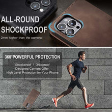 Load image into Gallery viewer, Casekis Retro Wallet Case For iPhone 14 Pro