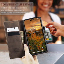 Lade das Bild in den Galerie-Viewer, Casekis Retro Wallet Case For iPhone 14 Pro Max