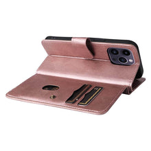 Load image into Gallery viewer, Casekis Large Capacity Cardholder Phone Case Rose Gold