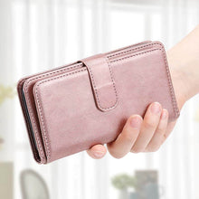 Load image into Gallery viewer, Casekis Large Capacity Cardholder Phone Case Rose Gold