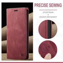 Lade das Bild in den Galerie-Viewer, Casekis Retro RFID Wallet Phone Case Red