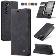 Lade das Bild in den Galerie-Viewer, Casekis Retro Wallet Case For Galaxy S23 5G