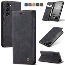 Lade das Bild in den Galerie-Viewer, Casekis Retro Wallet Case For Galaxy S23 Plus 5G