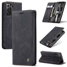 Lade das Bild in den Galerie-Viewer, Casekis Retro Wallet Case For Galaxy S21 FE 5G