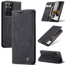 Lade das Bild in den Galerie-Viewer, Casekis Retro Wallet Case For Galaxy S21 Ultra 5G
