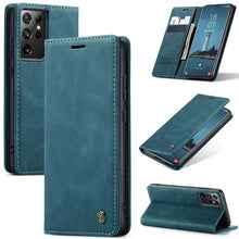 Lade das Bild in den Galerie-Viewer, Casekis Retro Wallet Case For Galaxy S21 Ultra 5G