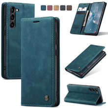 Lade das Bild in den Galerie-Viewer, Casekis Retro Wallet Case For Galaxy S23 Plus 5G