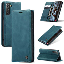Lade das Bild in den Galerie-Viewer, Casekis Retro Wallet Case For Galaxy S21 FE 5G