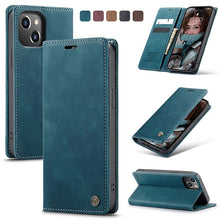 Lade das Bild in den Galerie-Viewer, Casekis Retro Wallet Case For iPhone 13