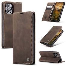 Lade das Bild in den Galerie-Viewer, Casekis Retro Wallet Case For iPhone 14 Pro Max