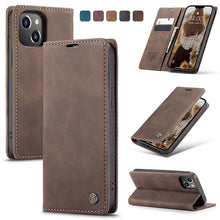 Lade das Bild in den Galerie-Viewer, Casekis Retro Wallet Case For iPhone 13 mini