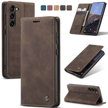 Lade das Bild in den Galerie-Viewer, Casekis Retro Wallet Case For Galaxy S23 Plus 5G