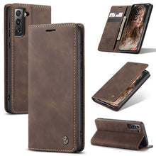 Lade das Bild in den Galerie-Viewer, Casekis Retro Wallet Case For Galaxy S21 5G