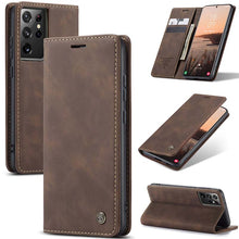 Lade das Bild in den Galerie-Viewer, Casekis Retro Wallet Case For Galaxy S21 Ultra 5G