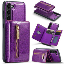 Load image into Gallery viewer, Casekis Glitter Cardholer Magnetic Phone Case for Galaxy S23 Plus 5G