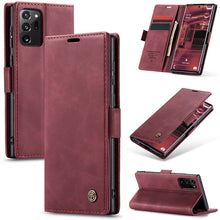 Load image into Gallery viewer, Casekis Retro Wallet Case For Galaxy Note 20 Ultra