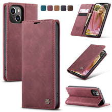 Lade das Bild in den Galerie-Viewer, Casekis Retro Wallet Case For iPhone 13 mini