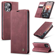 Lade das Bild in den Galerie-Viewer, Casekis Retro Wallet Case For iPhone 14 Pro Max