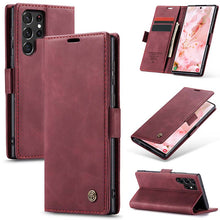 Lade das Bild in den Galerie-Viewer, Casekis Retro Wallet Case For Galaxy S22 Ultra 5G