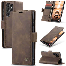 Lade das Bild in den Galerie-Viewer, Casekis Retro Wallet Case For Galaxy S23 Ultra 5G