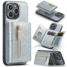 Load image into Gallery viewer, Casekis Glitter Cardholer Magnetic Phone Case for iPhone 14 Pro Max