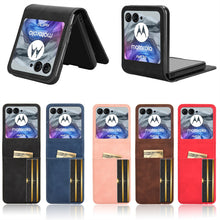 Load image into Gallery viewer, Casekis Folding Multi-card Leather Case for Moto Razr 50
