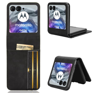 Casekis Folding Multi-card Leather Case for Moto Razr 50