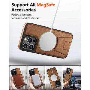 Casekis Magsafe Business Phone Case Brown