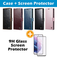 Load image into Gallery viewer, CASEKIS Luxury Flip Leather Phone Case for Galaxy S24 Ultra 5G
