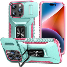 Load image into Gallery viewer, Casekis Ring Stand Shockproof Phone Case Light Green
