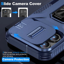 Load image into Gallery viewer, Casekis Ring Stand Shockproof Phone Case Blue
