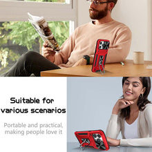 Load image into Gallery viewer, Casekis Magnetic Suction Stand Shockproof Protective Case Red
