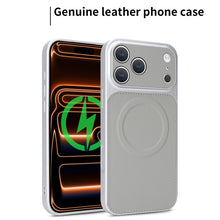 Lade das Bild in den Galerie-Viewer, Casekis Magnetic Shockproof Leather Phone Case Gray
