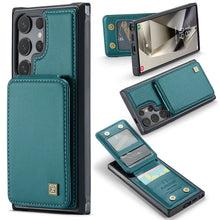 Load image into Gallery viewer, Casekis Flip Card Holder Phone Case Dark Teal
