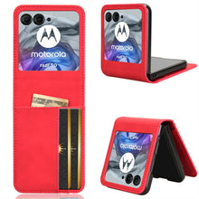 Load image into Gallery viewer, Casekis Folding Multi-card Leather Case for Moto Razr 50
