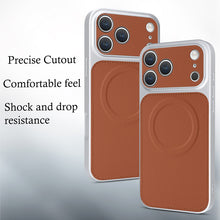 Lade das Bild in den Galerie-Viewer, Casekis Magnetic Shockproof Leather Phone Case Brown
