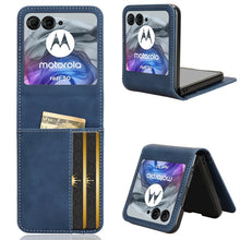 Load image into Gallery viewer, Casekis Folding Multi-card Leather Case for Moto Razr 50
