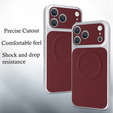 Lade das Bild in den Galerie-Viewer, Casekis Magnetic Shockproof Leather Phone Case Claret
