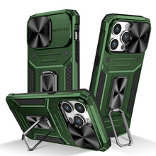 Load image into Gallery viewer, Casekis Magnetic Suction Stand Shockproof Protective Case Green
