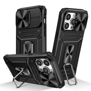 Casekis Magnetic Suction Stand Shockproof Protective Case Black