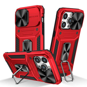 Casekis Magnetic Suction Stand Shockproof Protective Case Red