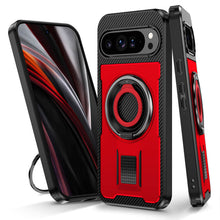 Load image into Gallery viewer, Casekis Rotating Stand Shockproof Phone Case Red
