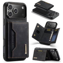 Lade das Bild in den Galerie-Viewer, Casekis Magnetic Wallet Detachable Phone Case Black
