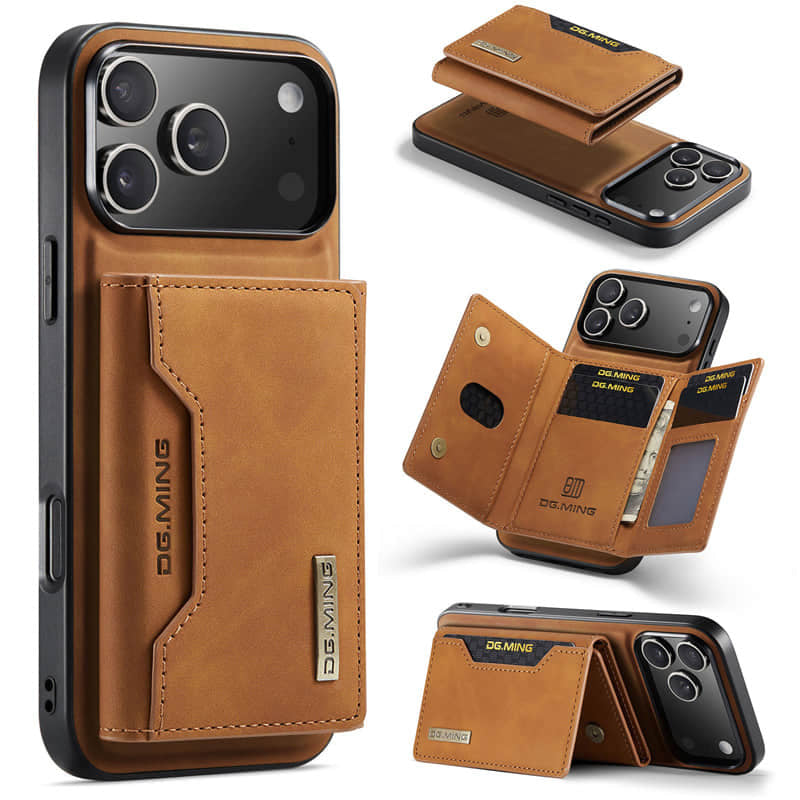 Casekis Magnetic Wallet Detachable Phone Case Brown Casekis Magnetic Wallet Detachable Phone Case Brown