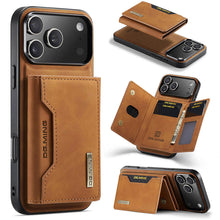 Load image into Gallery viewer, Casekis Magnetic Wallet Detachable Phone Case Brown
