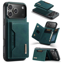Load image into Gallery viewer, Casekis Magnetic Wallet Detachable Phone Case Green
