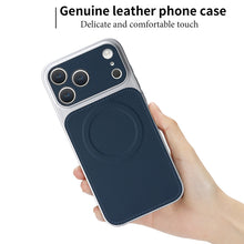 Lade das Bild in den Galerie-Viewer, Casekis Magnetic Shockproof Leather Phone Case Dark Blue
