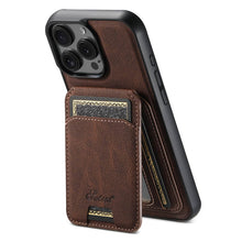 Load image into Gallery viewer, Casekis MagSafe Cardholder Detachable Phone Case Brown
