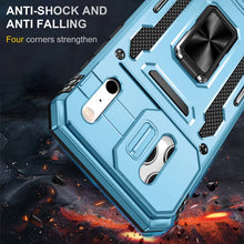 Lade das Bild in den Galerie-Viewer, Casekis Sliding Camera Cover Anti-Fall Phone Case Light Blue
